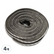 리빅스 창문 틈새막이 문풍지 모헤어, 4개