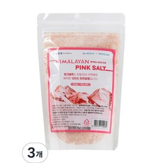 소금성 히말랴야 핑크소금 가는입자, 500g, 3개