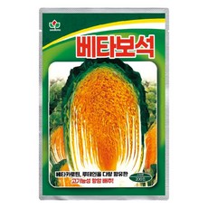 [씨드코리아]항암배추씨앗 김장배추씨앗 종자 잎이 얇고 엽수가 많은 고기능성함암배추 베타보석 200립, 1개
