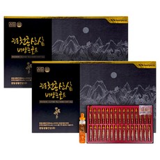 광동 천종 산삼배양근 골드 30병 생체 뿌리, 2개, 600ml