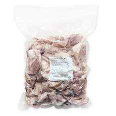 돼지머리 슬라이스 돼지국밥 순대국 탕거리 돼지머릿고기, 1kg, 1개