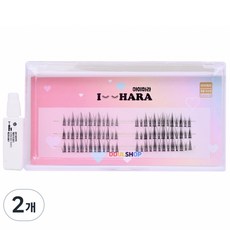 아이하라 내추럴래쉬 속눈썹, 2개, 블랙