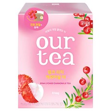 아워티 핑크 리치 캐모마일 티, 22g, 8개입, 6개