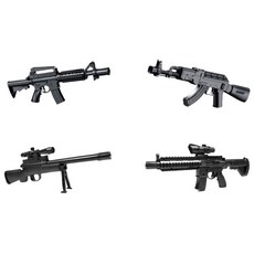프랜디 알로이 미니 장총 시리즈 M16 AK47 M24 M416 비비탄 BB탄 고무탄 랜덤발송, 1개