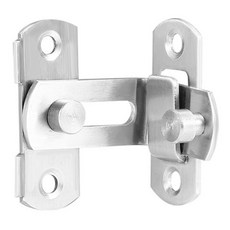 문 잠금 장치 미닫이 여닫이 도어 현관 직각 벽 걸쇠 장금 보조 키 고리 서랍 창문, 3개