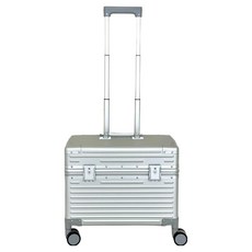 머즈 위로열리는 파일럿 기내용 알루미늄 캐리어