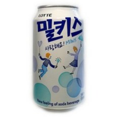 [롯데칠성]밀키스 355ml x 24개, 340ml