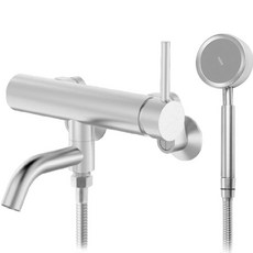 MIRINAE 霧面不鏽鋼蓮蓬頭水龍頭 浴室水龍頭, 1個