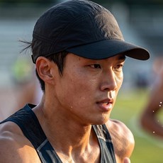 가빈 경량 스트링 러닝캡, 블랙, 1개