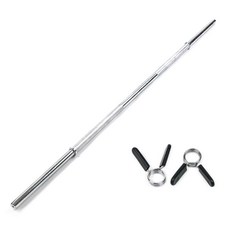 핫템 역기봉 중봉 1500mm 25mm 경량 역기 봉 바벨바, 크롬+중봉, 1개, 7kg