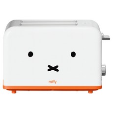 미피 정품 2구 와이드슬롯 6단조절 팝업 토스터 바게트 베이글 토스터기, 화이트
