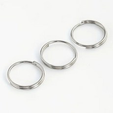 더블링(쌍링/이중링) 7mm / 8mm / 10mm / 12mm / 15mm (20개), 1개, 실버 10mm