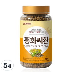 百歲活力紅花籽丸, 5個, 300g