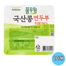 풀무원 국산콩연두부, 10개, 80g