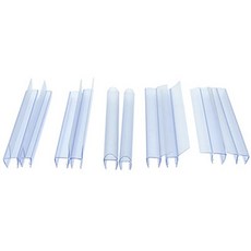 220cm F형 재단가능 자동문바람막이 욕실유리문막이 프로파일, 1개