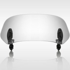 킹콩 오토바이 2세대 왜곡없는 윈드스크린 보조스크린 스쿠터 범용 스크린, 36cm와이드(투명), 1개