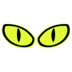 바이트 차량용 야간 반사 스티커, 형광, 1세트