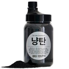 [본사직영/당일출고] 강집사 냥탄 고양이 모래 천연 탈취제 1L, 무향, 1개, 500g
