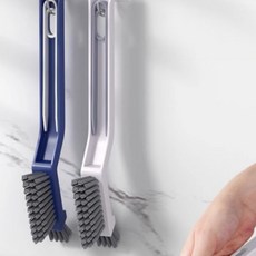 모던모어 틈새솔 욕실 창문 다용도 화장실 청소솔, 네이비, 2개
