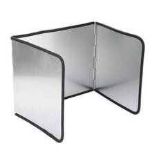 스텐레스 가스렌지 인덕션 가림막 캠핑용 3단 바람막이, 1개