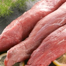 삼형제고기 1등급 한돈 돼지고기 안심 장조림용 덩어리 냉장, 1kg, 1개