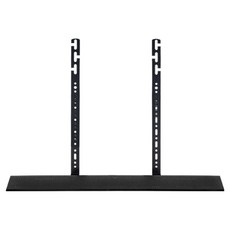 오케이홈멜 무타공 tv 사운드바 거치대, 오케이다용도선반 블랙 80cm, 1개