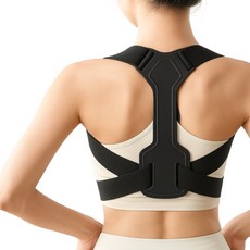 圓肩成人露肩矯正帶 黑色, 1個