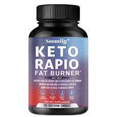 남녀 지방연소제 강력한 체중관리 신진대사 촉진제 복부지방연소제 케톤캡슐, 1개, 120정