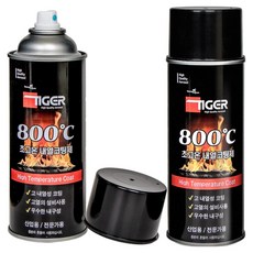 다우몰 800도 초고온 내열 페인트 락카 스프레이, 2개, 420ml, 은색(TG800SiL)