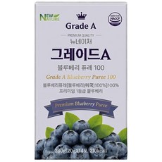 뉴네이처 그레이드A 블루베리 퓨레100, 2개, 280g