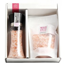 히말라야핑크소금250g+리필350g 그라인더 소금선물 결혼 조문 돌답례품, 1개, 600g