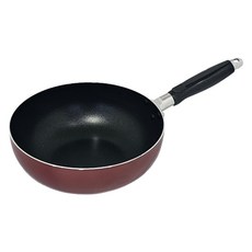 경량 6중코팅 업소용 식당용 가벼운 궁중팬 웍 튀김팬, 1개, 22cm