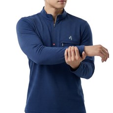 1+1 김영주 골프 남성 에어쿨링 긴팔 여름 사방스판 기능성 냉감 집업 티셔츠 1119