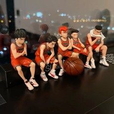 슬램덩크 피규어 자동차 주차번호판 인테리어 소품, 블랙, 1세트
