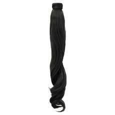 GabalNara 女性用魔鬼氈馬尾綁髮自然魅力捲假髮, 1個, 牛奶棕