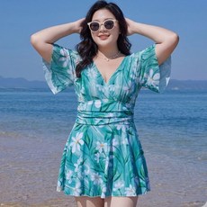 인싸모여 임산부 수영복 빅사이즈 체형커버 비치웨어