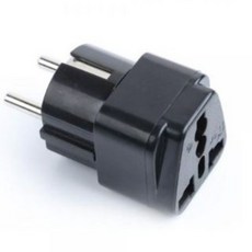 티테크놀로지 해외 상품 멀티플러그 돼지코 변환 어댑터 화이트 T-WD-9, 1개