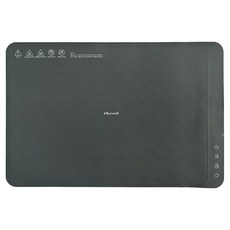 NEW 신일 올워밍 푸드워머 6단계 온도조절 실리콘 접이식 테이블매트, 그레이L