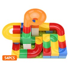 붐키즈 공굴리기블럭 54pcs 혼합색상, 1개