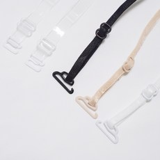 슬림 오프숄더 어깨끈 브라끈 4종 SET 누드 투명 브래지어 끈 스트랩