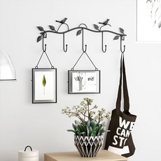 예홈 5구 벽 옷걸이 가방 바지 걸이 도어훅 헹거 후크 행거 바지걸이, 1개, 블랙