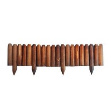 경계목 울타리 화단, 중간, 4발 평두형 20x120cm