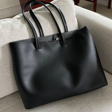 르위 심플 디자인 숄더백 빅사이즈 데일리 레더 대용량 노트북 수납 남녀공용