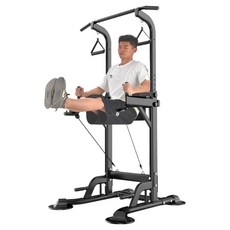 국내당일배송 철봉 턱걸이 가정용 헬스 운동기구 치닝디핑 철봉, 블랙