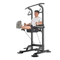 국내당일배송 철봉 턱걸이 가정용 헬스 운동기구 치닝디핑 철봉, 블랙