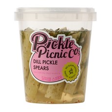 피클피크닉 딜피클 스피어 무설탕 수제피클 Pickle Picnic Co. DILL PICKLE SPEARS No Sugar Added, 1개, 800ml