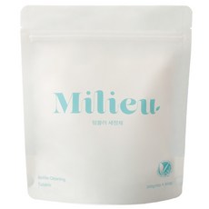 밀리유 텀블러 클리너 세제 발포 클리너 커피포트 전기포트 세척, 30개, 10g