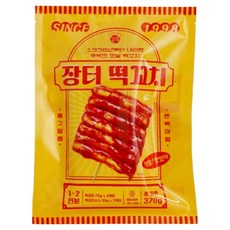 장터스토리 추억의 옛날 떡꼬치 4개입 370g, 1개