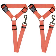 meongmoongs 汽車掛狗安全帶, 橘子, 2個
