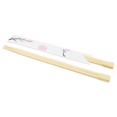 엠엔피 벚꽃반포장 일회용 대나무 소세이 나무젓가락 21cm, 200개, 1개